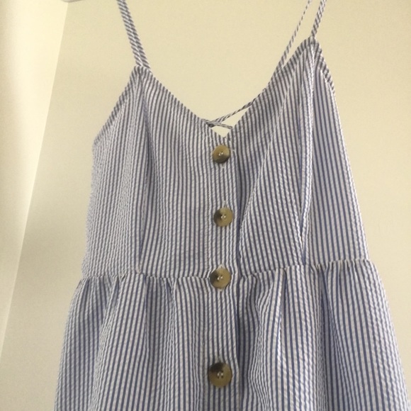 Blue stripes picnic dress - Picture 7 of 11